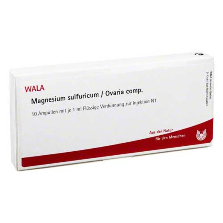 Magnesium sulfuricum / Ovaria comp. Ampullen, 10X1 ml