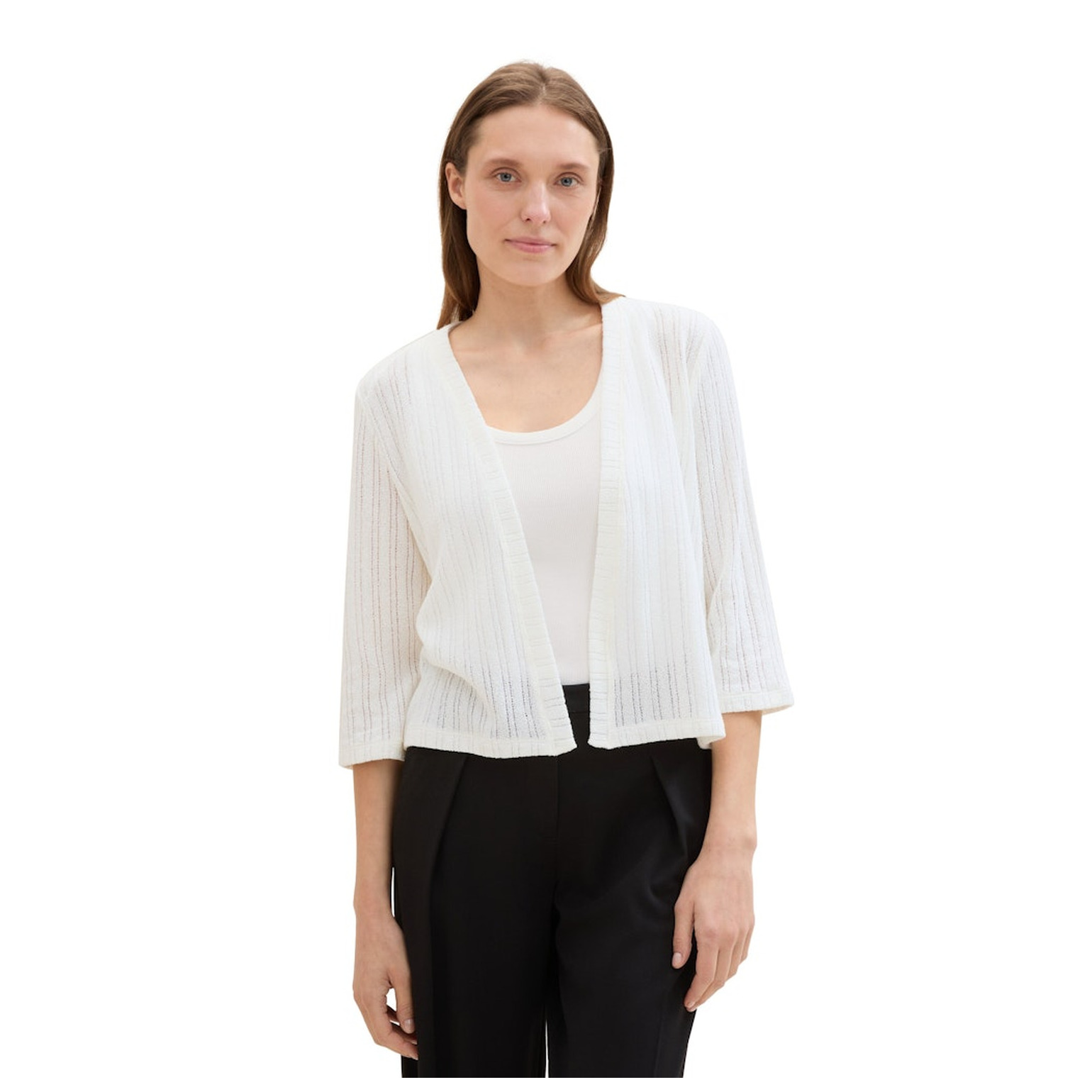 Tom Tailor T-shirt loose knit cardigan