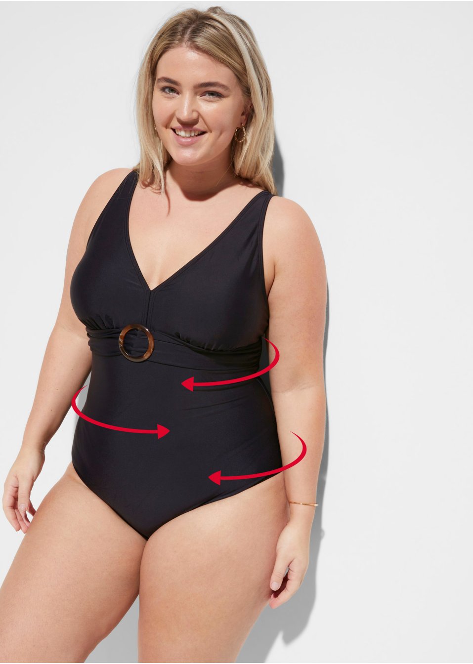 Maillot 1 pièce sculptant avec effet sculptant léger