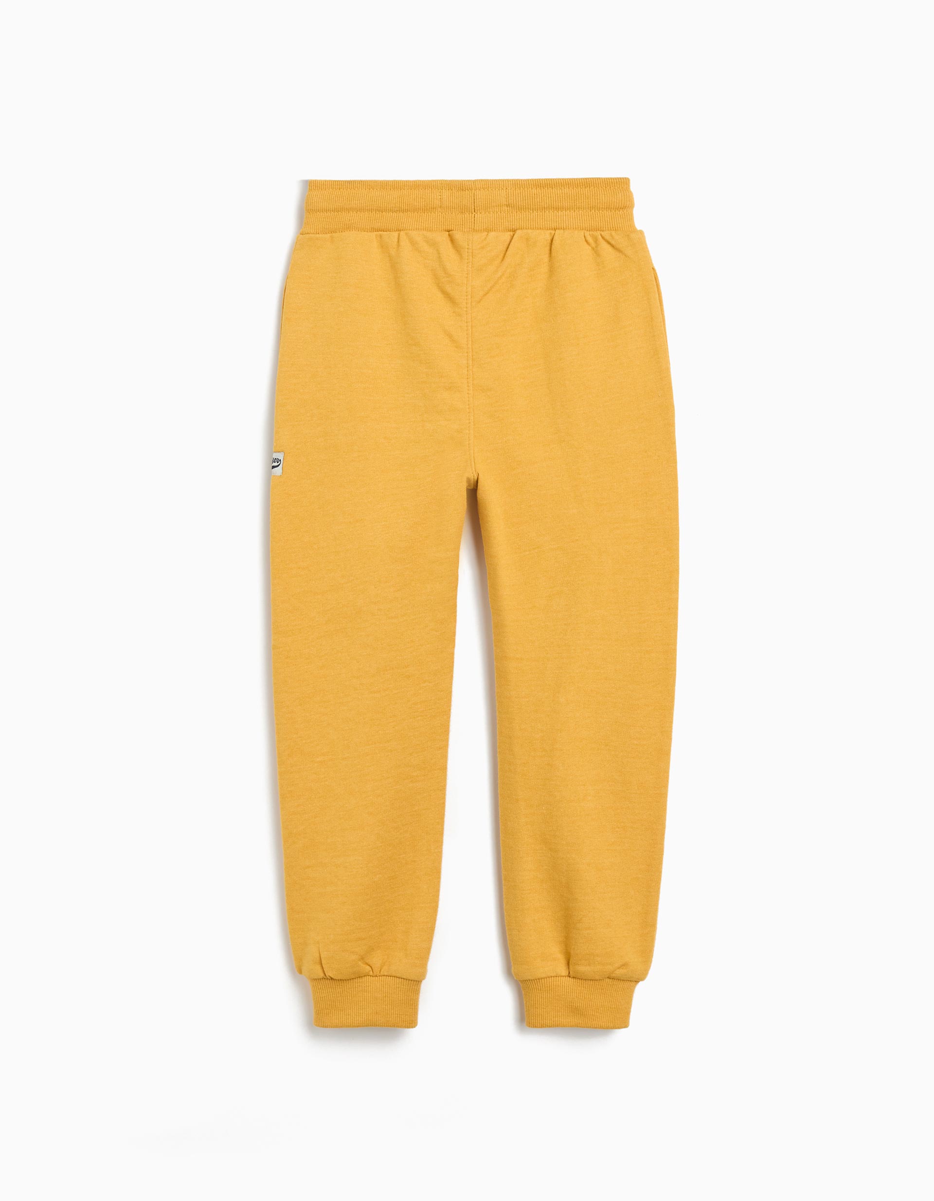 Calças de Felpa, Menino, Amarelo