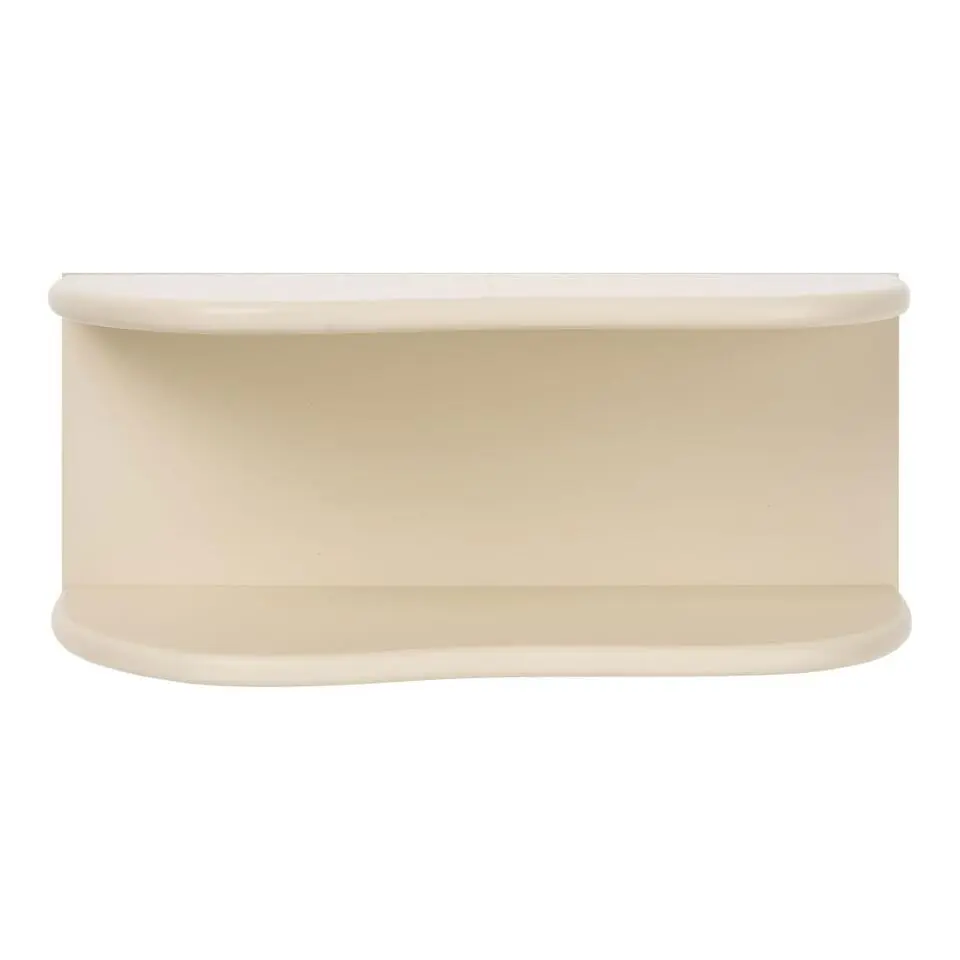Hioshop Nia wandplank 2 planken beige