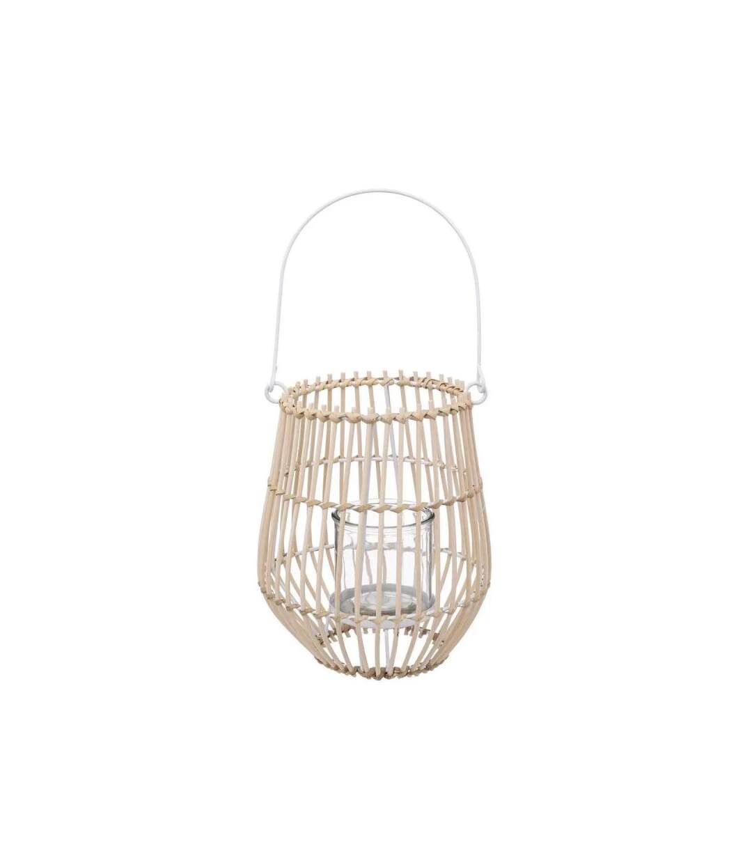 Lanterne Déco en Rotin Malino 21cm Beige