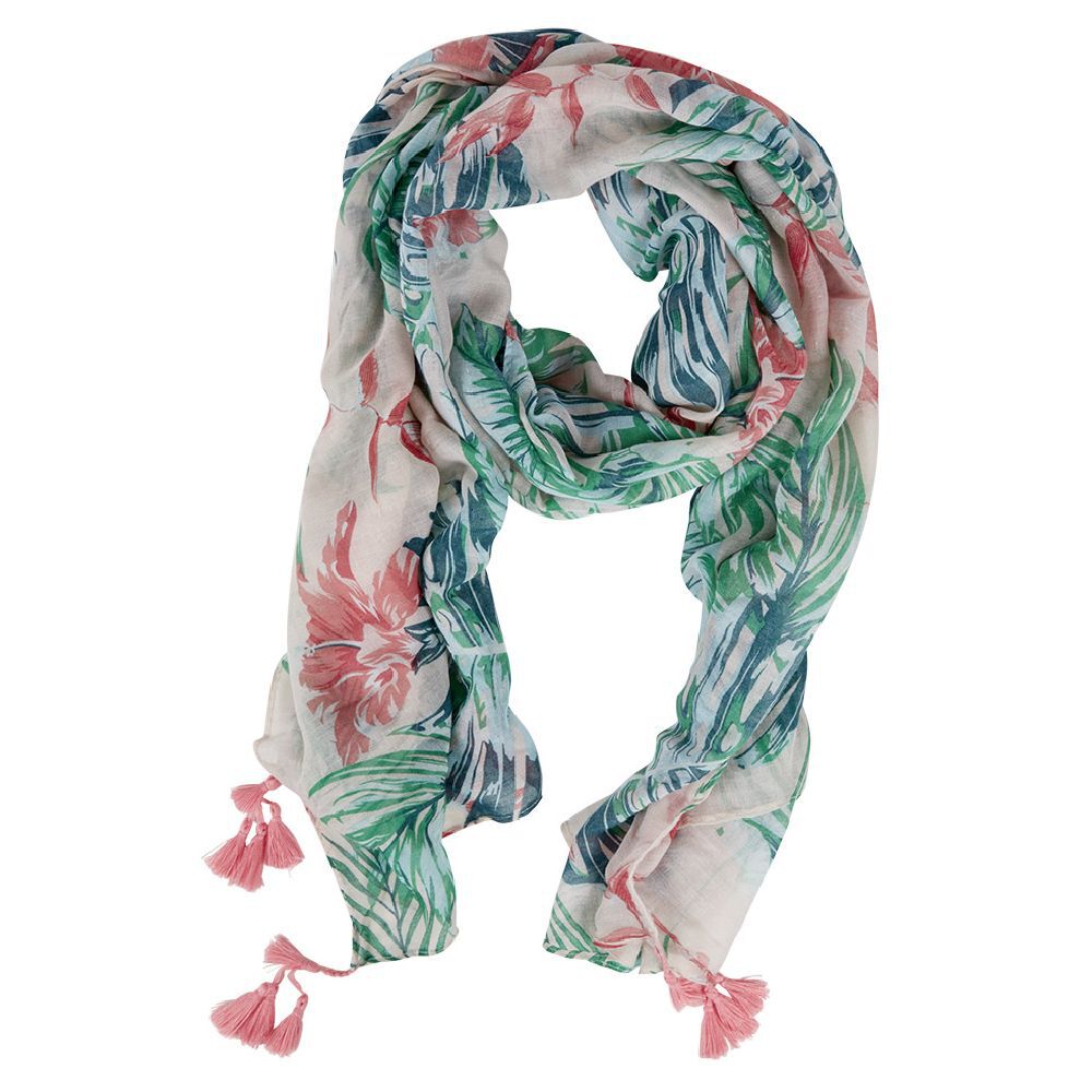 Foulard imprimé tropical