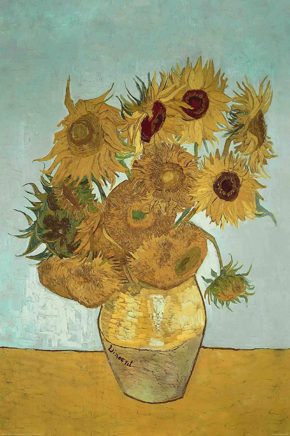 Poster Van Gogh, Sunflowers, 61 x 91 cm