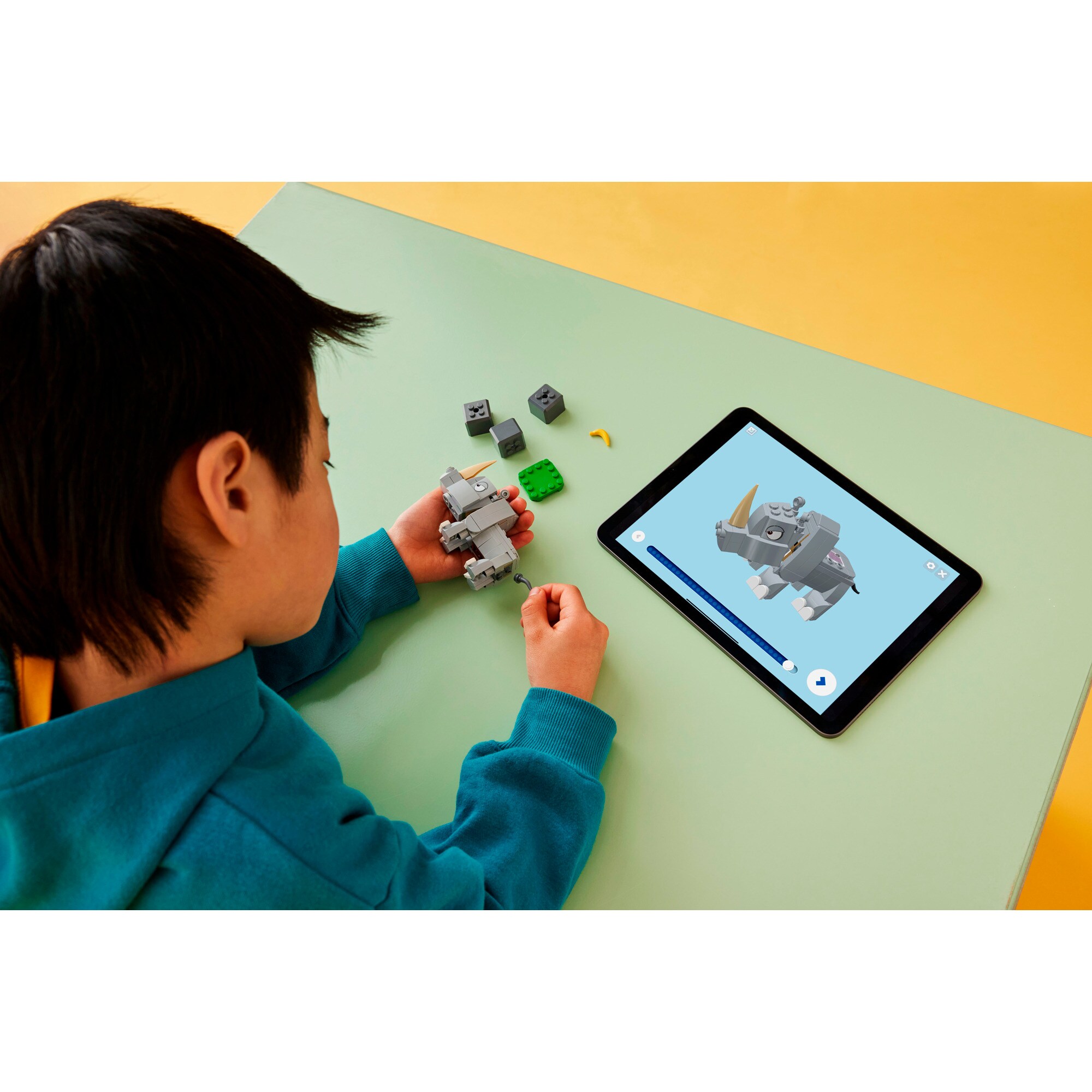 LEGO Konstruktionsspielzeug Super Mario Rambi das Rhino - Erweiterungssset