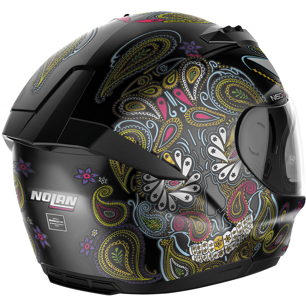 Nolan - Casque N60-6 Ritual Noir Mat / Multicolore