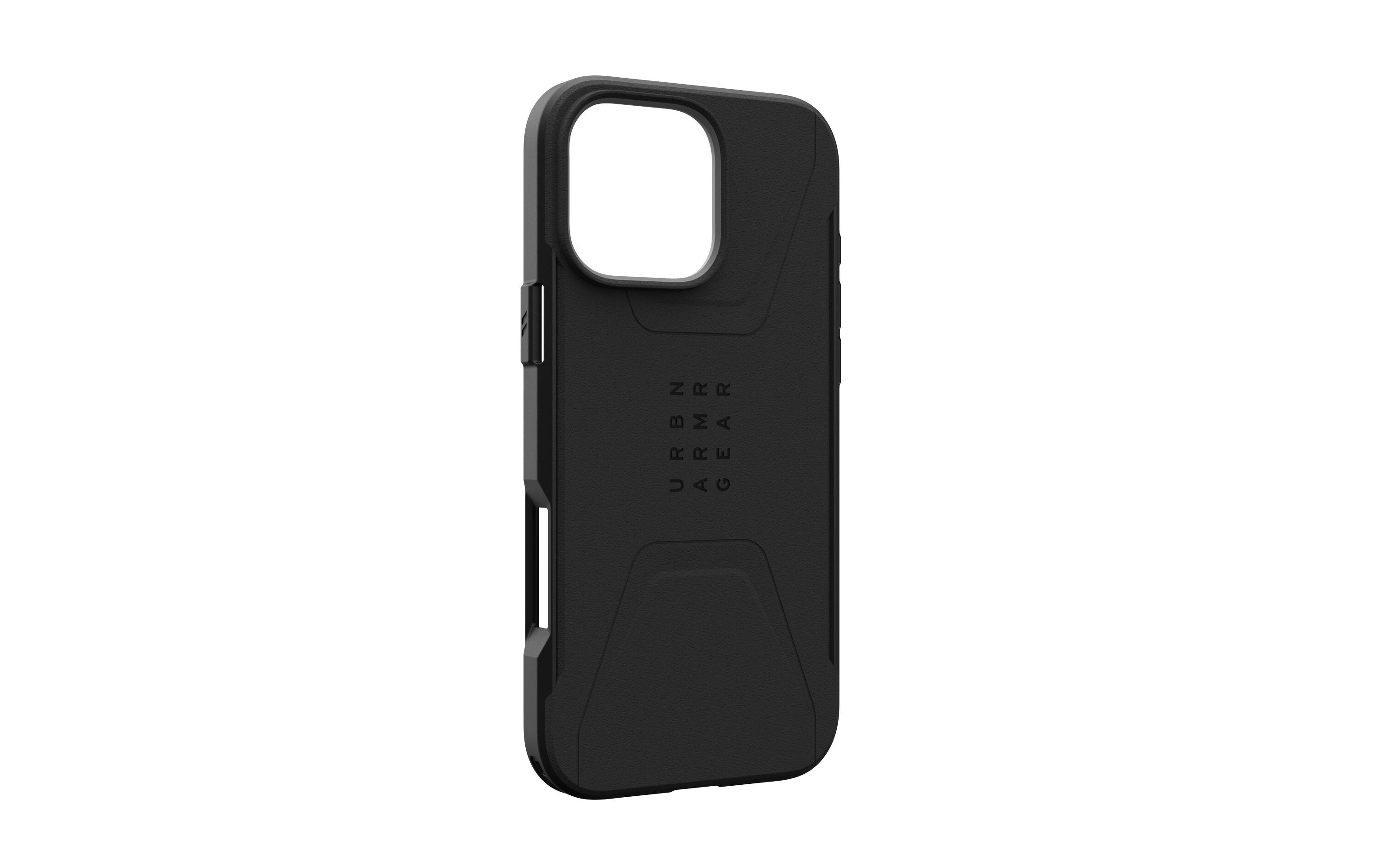 Back Cover Civilian Case iPhone 16 Pro Max BlackSchutzhülle für das Apple iPhone 16 Pro Max