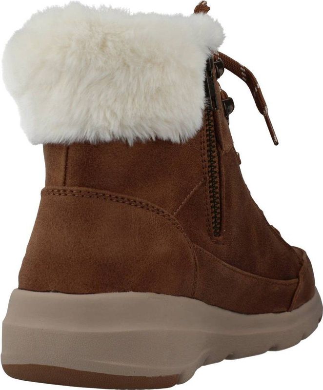 Skechers Glacial Ultra dames veterboot - Cognac