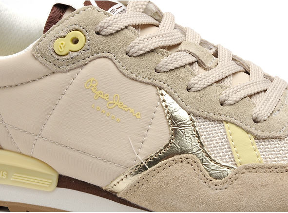 Pepe jeans basses femme brit beige