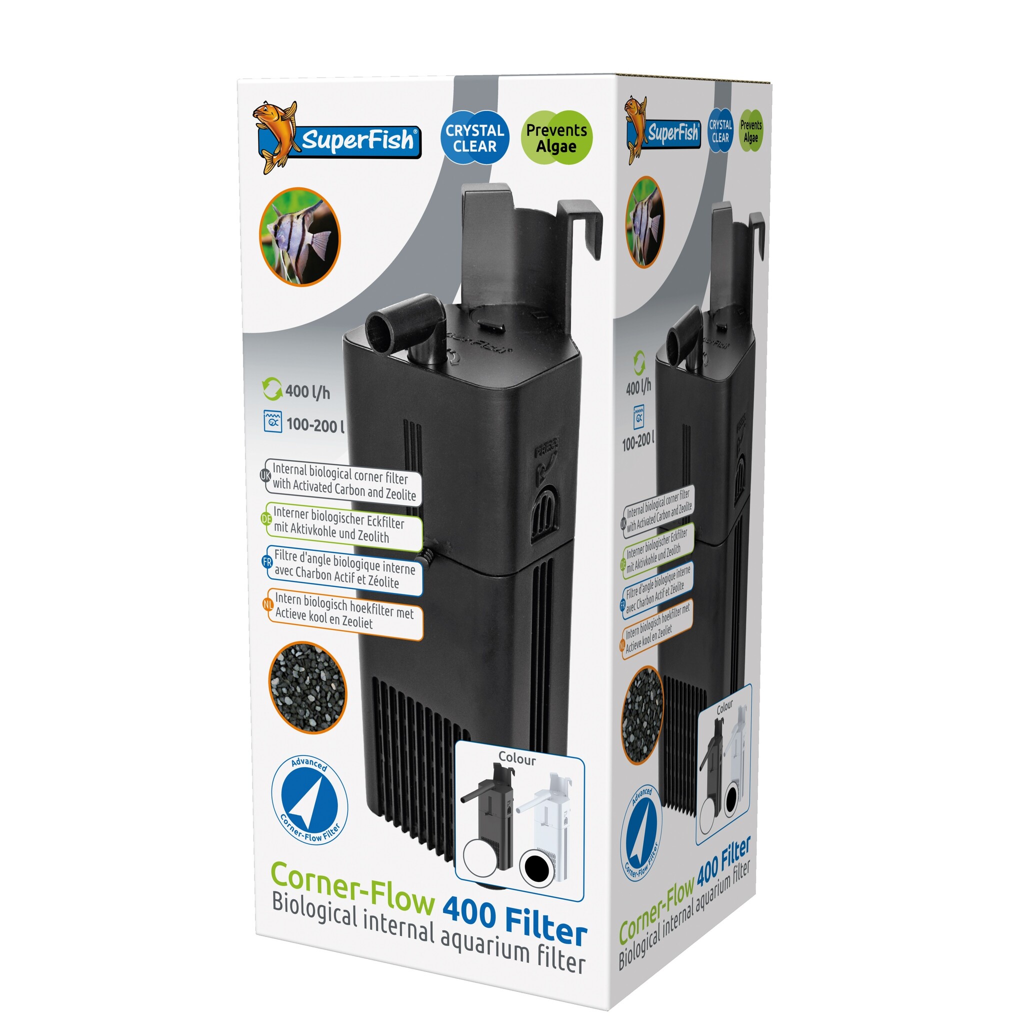 Cornerflow 400 Filter White