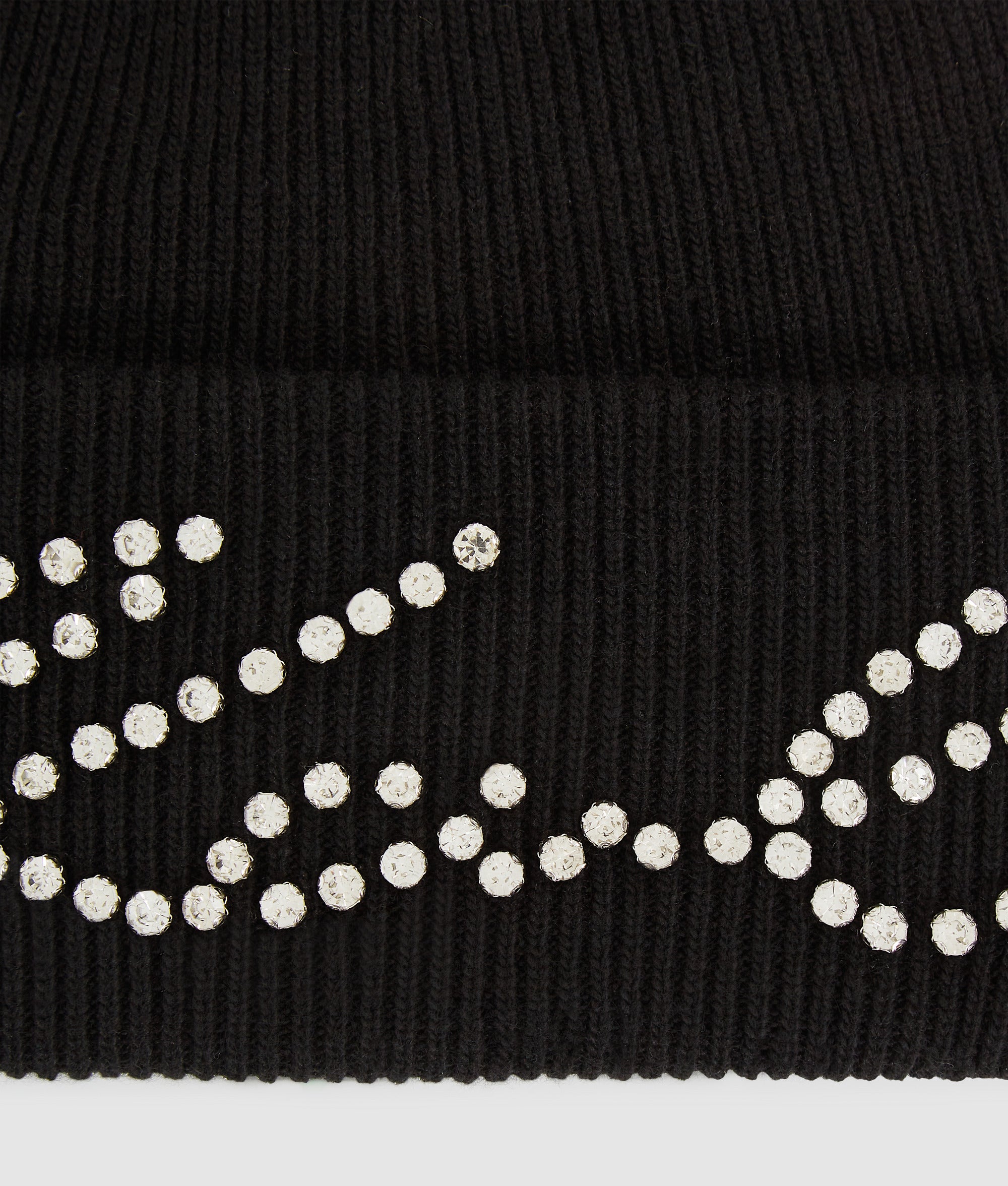 K/Signature beanie met strass
