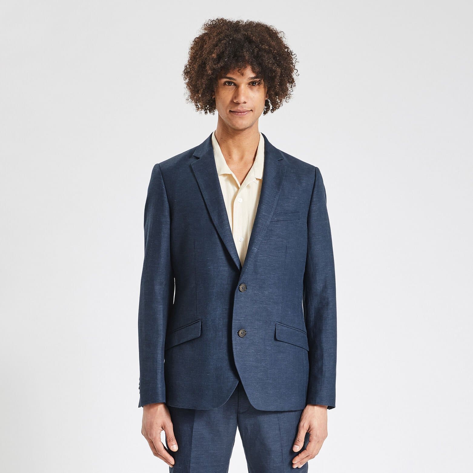 Veste de costume slim Bleu