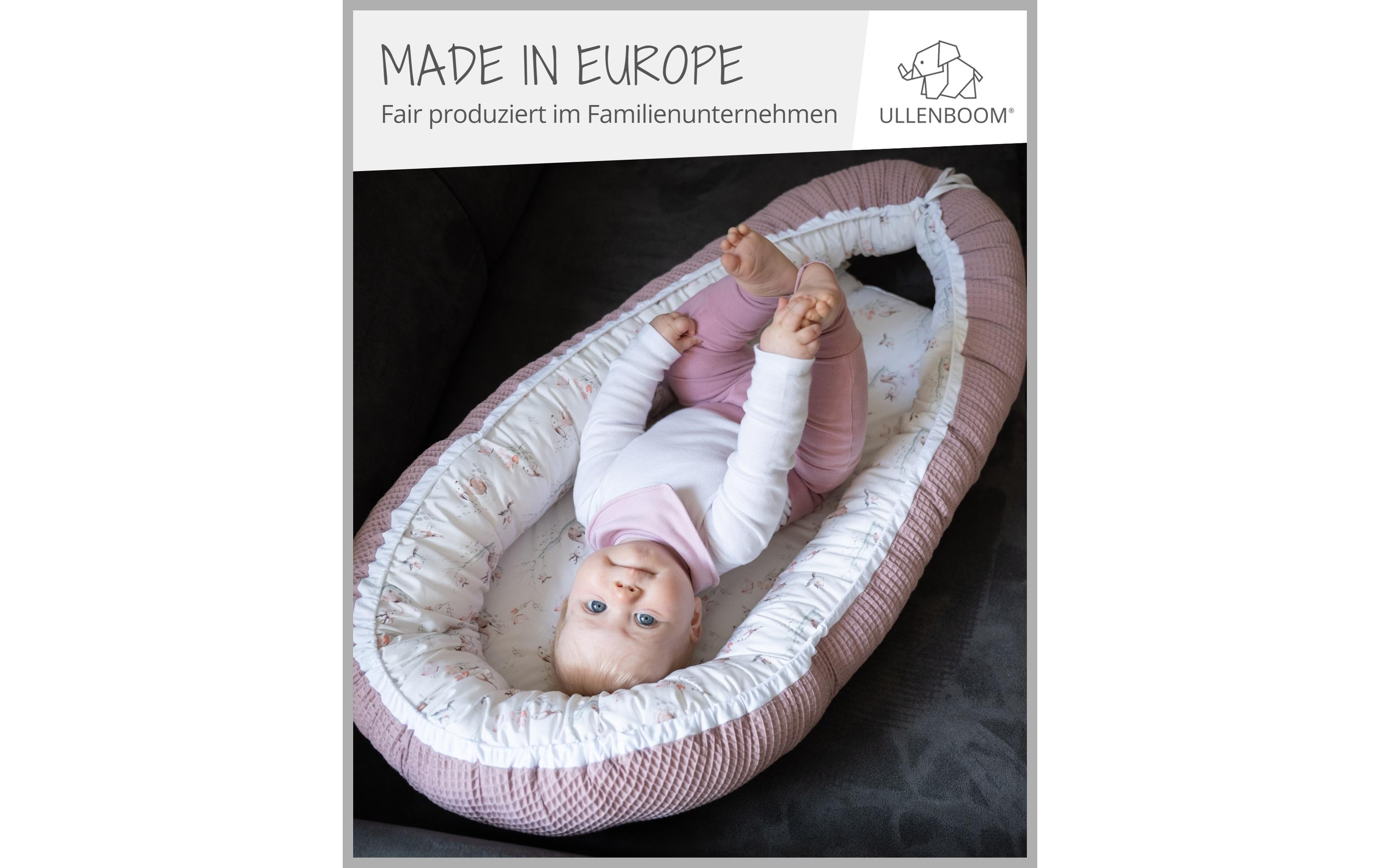 Babynest Märchenwald 55 x 95 cmKuschelnest für Schutz und Geborgenheit