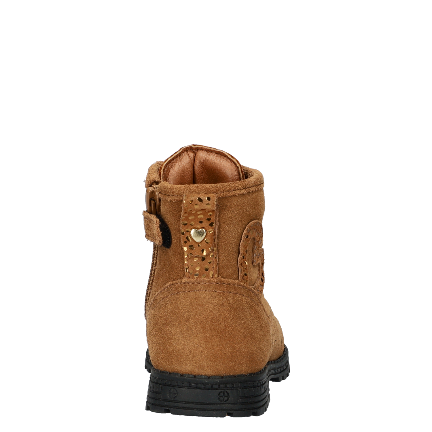 meisjes veterboot Nelson Kids Cognac