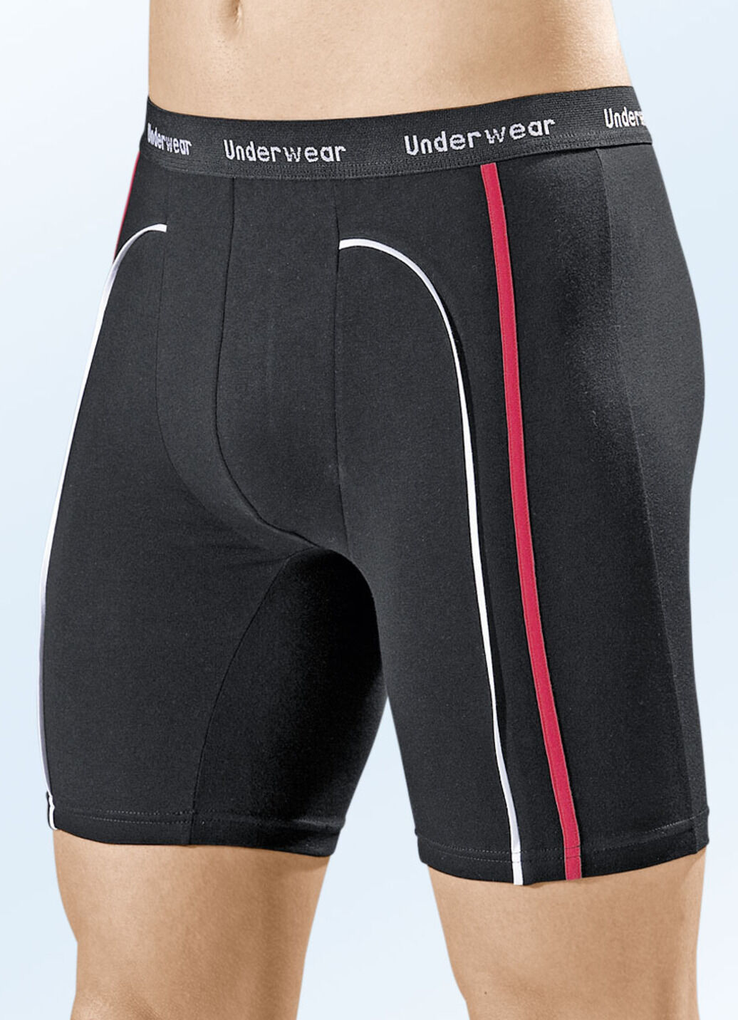 Dreierpack Longpants aus Feinjersey