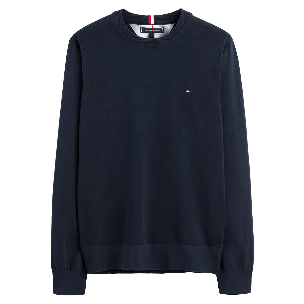 Suéter TOMMY HILFIGER com gola alta e logo no peito.