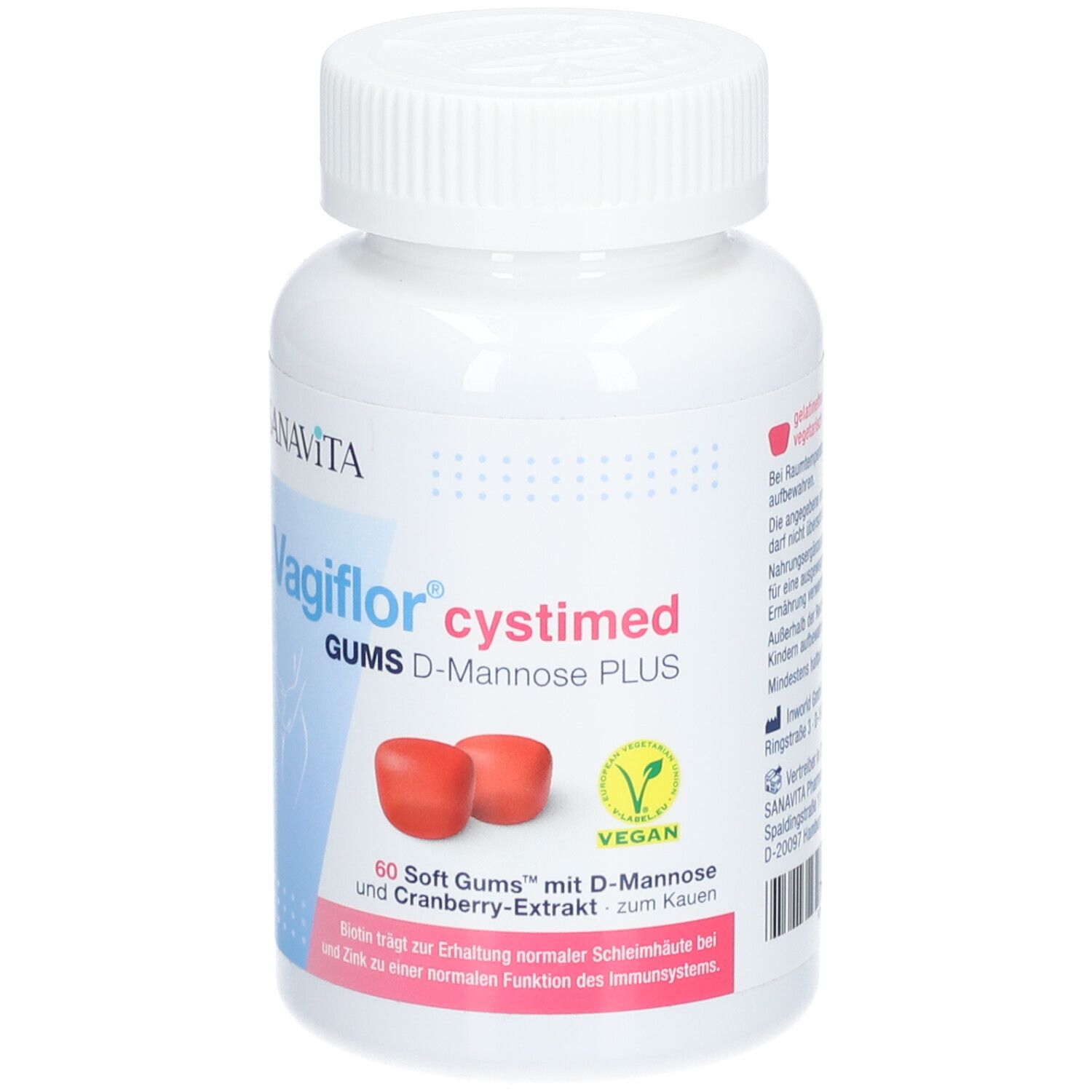 Vagiflor® cystimed Gums D-Mannose Plus