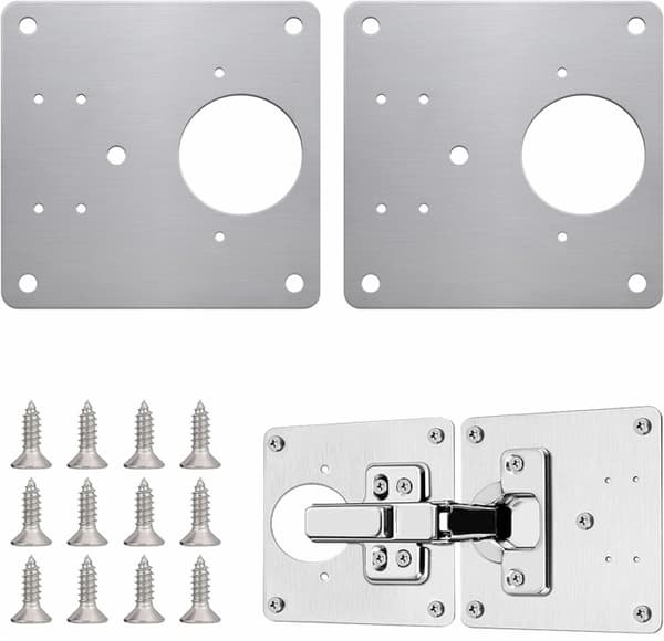 Reparasjonsplate for hengsler, 2-pk