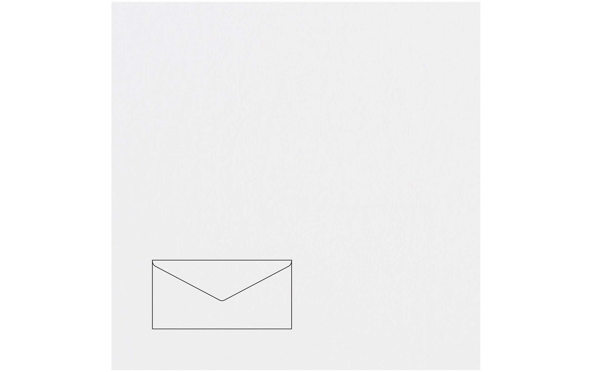 Paper Poetry Essentials DL Umschlag HochweissKuvert DIN Lang