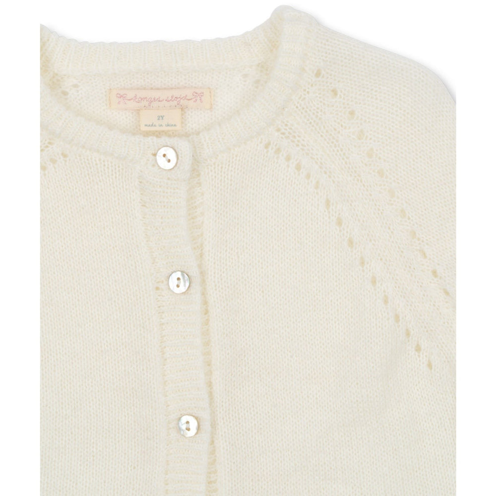 Køb Konges Sløjd Bright White Minia Flæse Cardigan