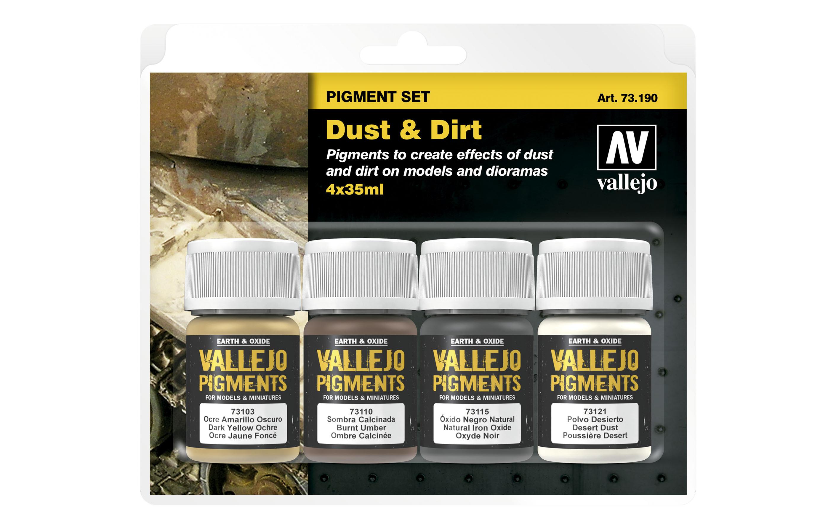 Pigment FX Set Dust & Dirt 4x 35 mlWeathering Pigmente: Staub und Schmutz