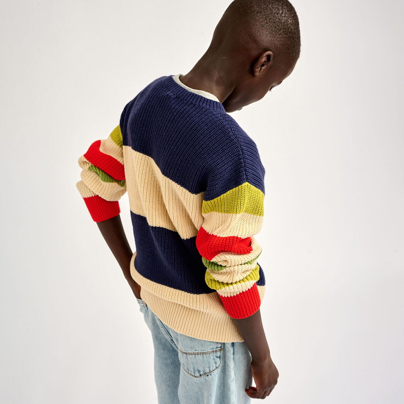 Bellerose Pull côtelé Gelin multicolore