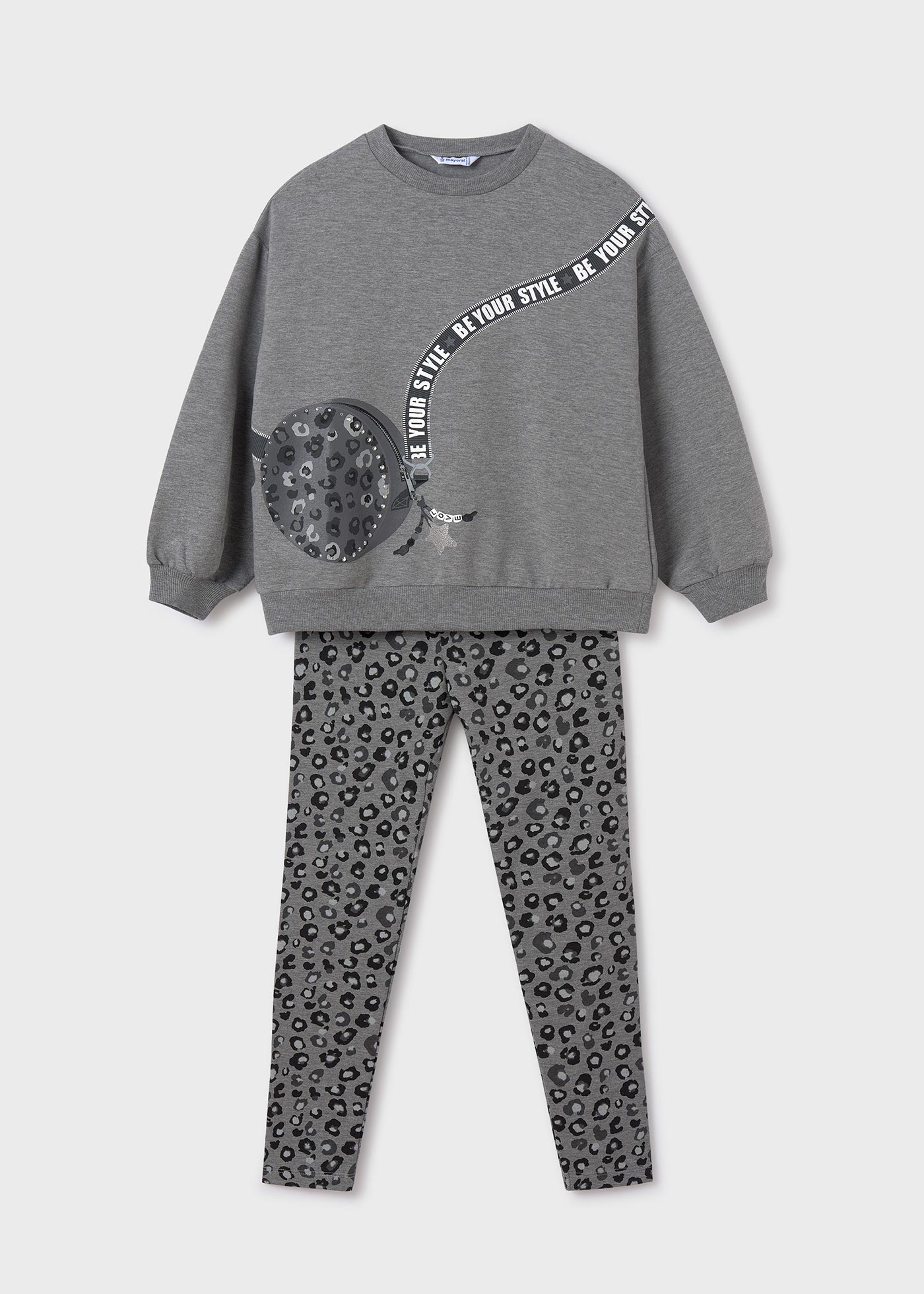 Conjunto estampado de duas peças Better Cotton para meninas