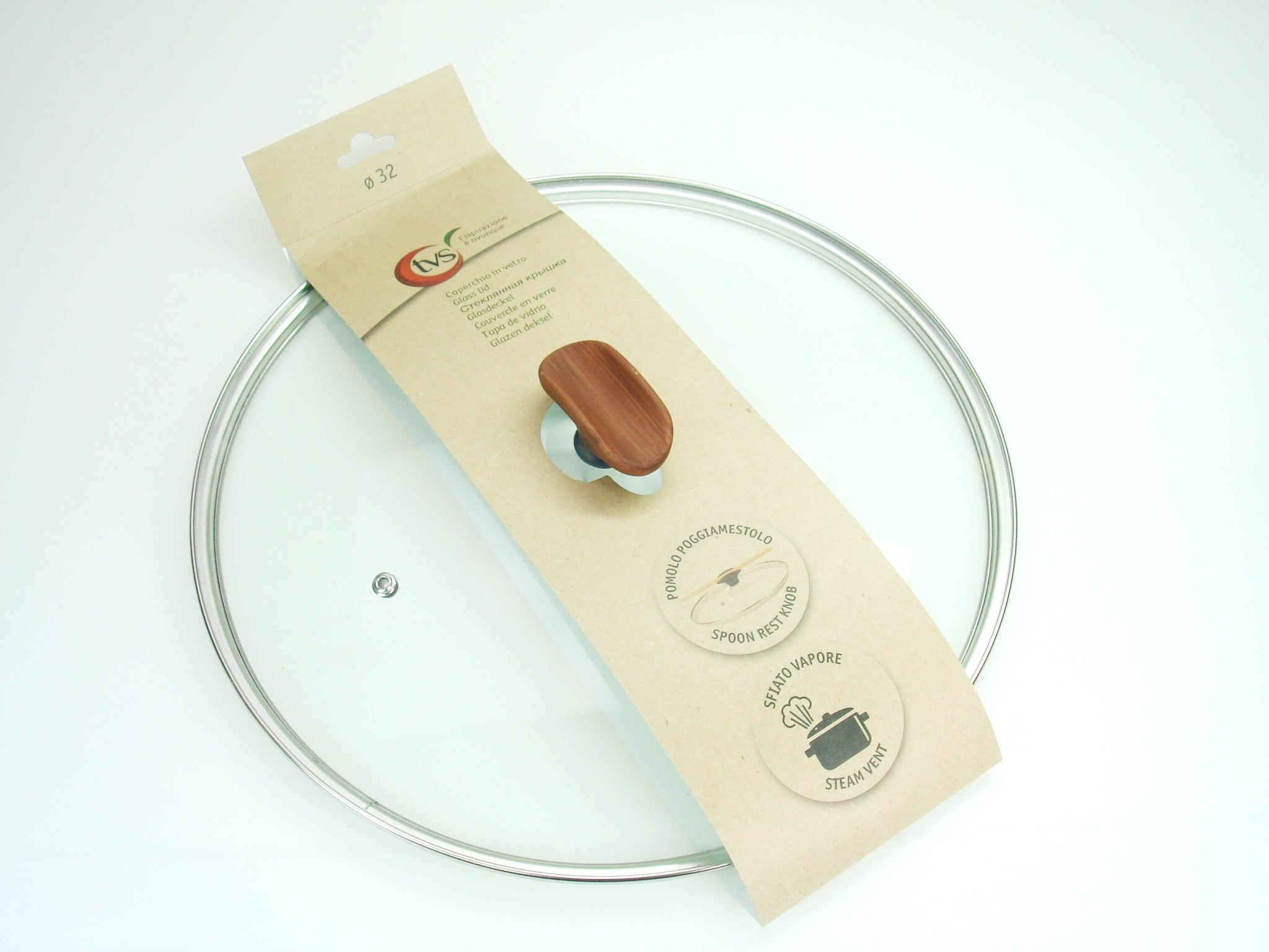 TVS Nature Glasdeksel Met Stoom gat
