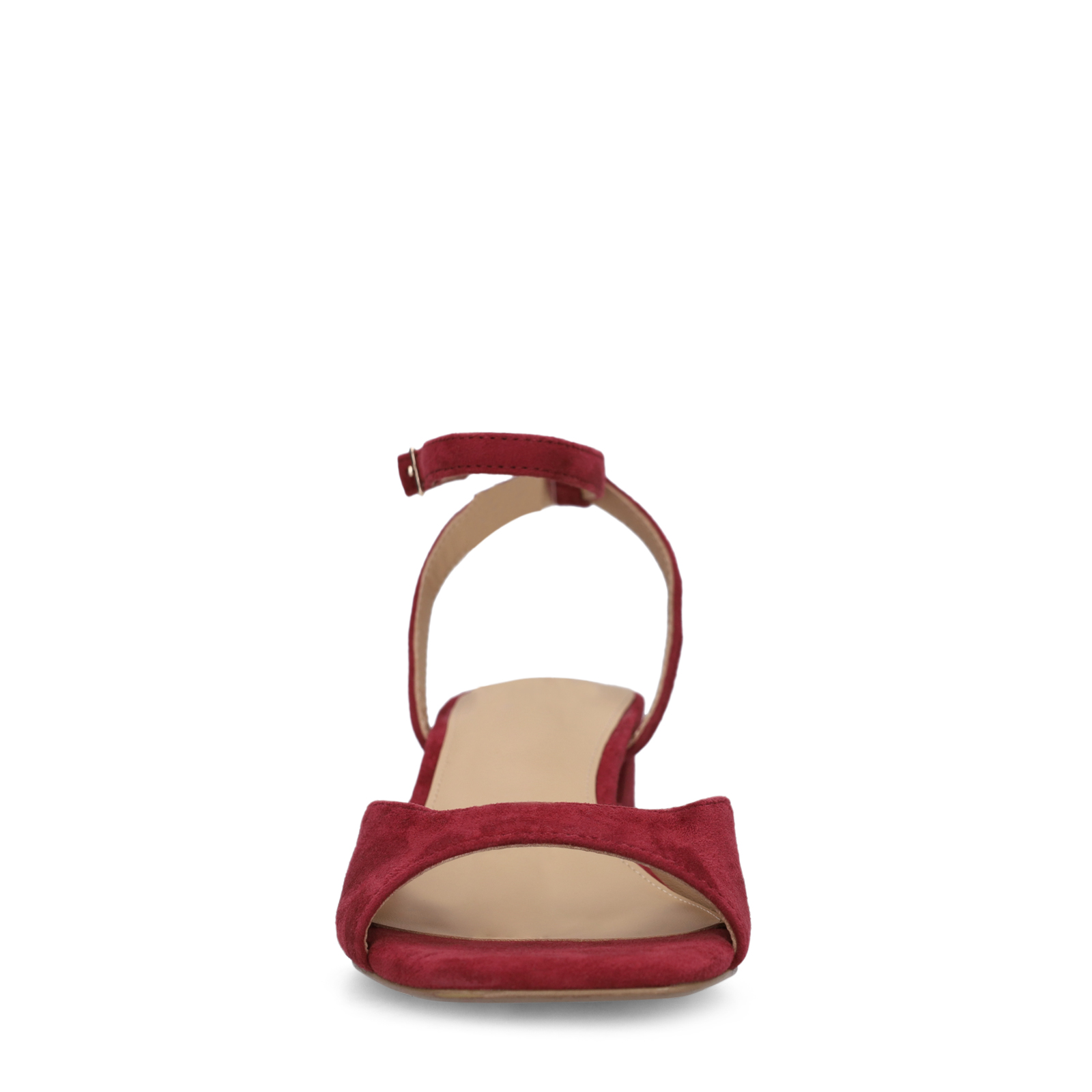 Bordeaux rode suède slingbacks