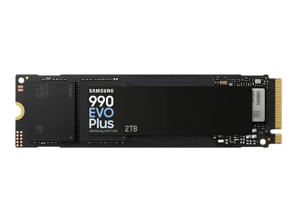 Samsung 990 EVO Plus MZ-V9S2T0 - SSD - krypteret - 2 TB - intern - M.2 2280 - PCIe 5.0 x2 (NVMe) - 256-bit AES - TCG Opal Encryption 2.0