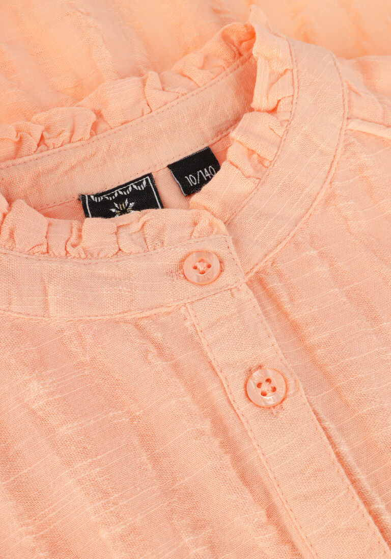 INDIAN BLUE JEANS oranje indian blue jeans blouse shirt fancy structure