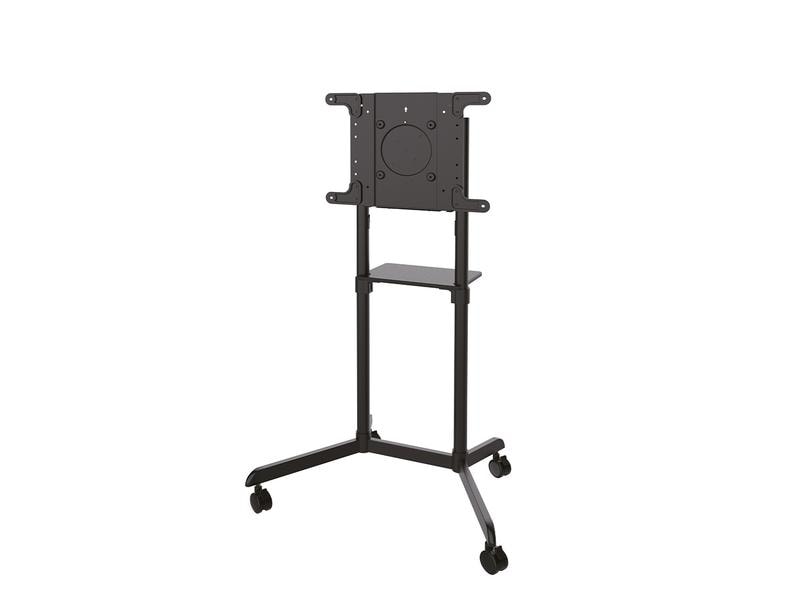 NEOMOUNTS TV-Trolley NS-M1250 Schwarz Mobiler Bodenständer für Flachbild-Fernseher bis 70