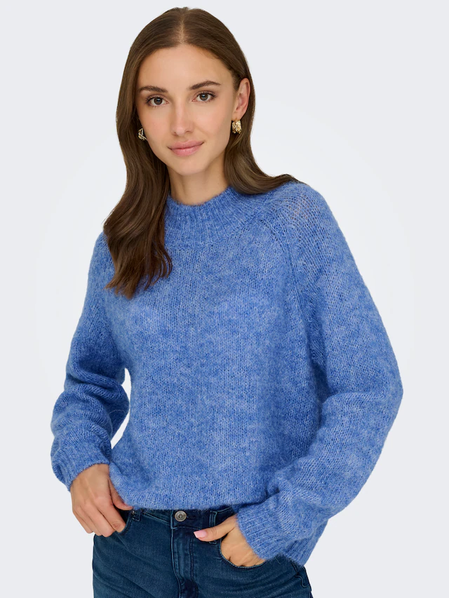 JDY Stehkragenpullover »JDYZOEY LIFE L/S HN RAGLAN PUL KNT NOOS«