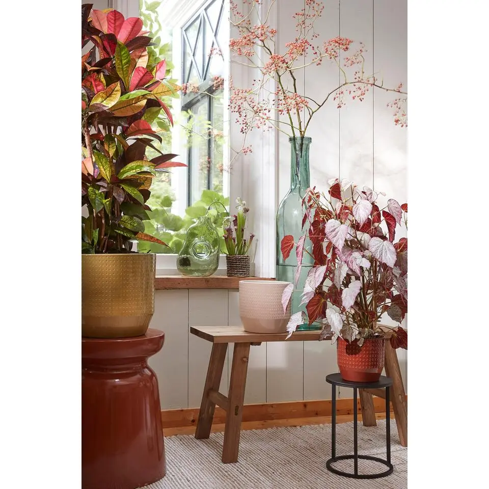 Mica Decorations Jay Vaas - L18,5 x B10,5 x H25 cm - Glas - Lichtgroen