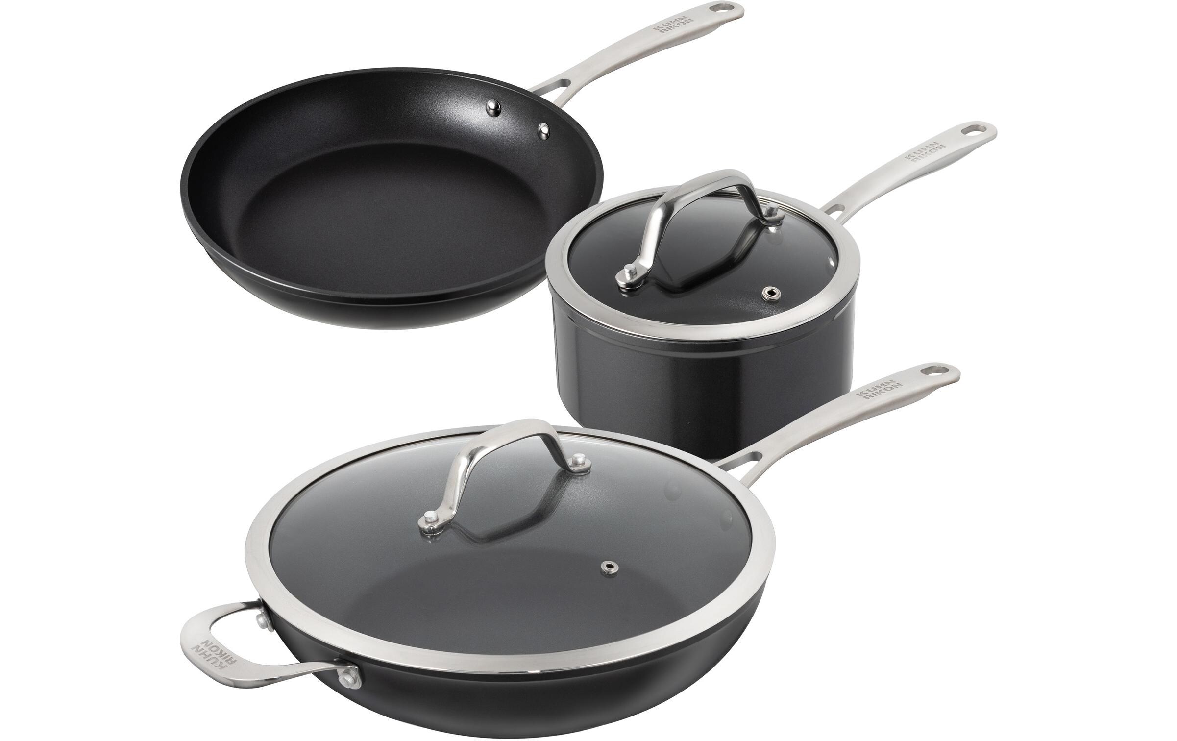 Kochgeschirr-Set Easy Pro 3-teilig<br>Bratpfanne, Sauté Pfanne und Stielkasserolle