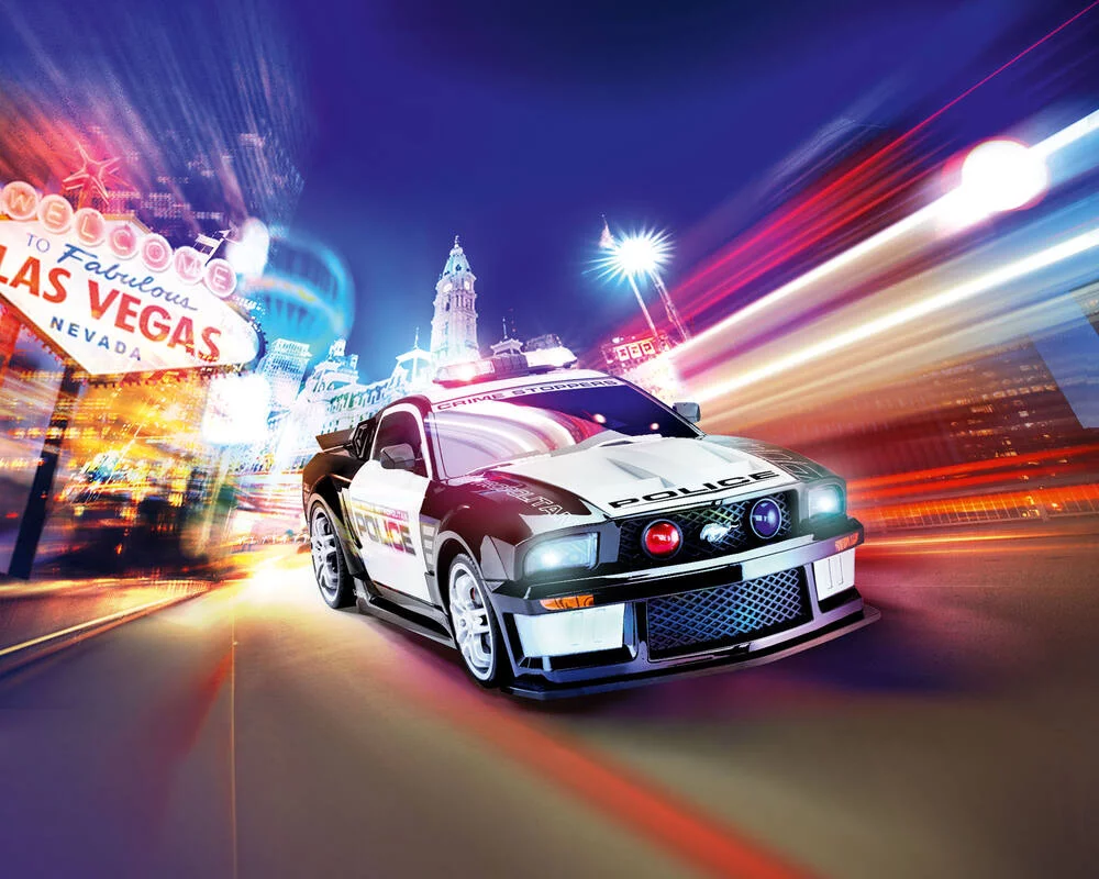 VOITURE RADIOCOMMANDEE FORD MUSTANG US POLICE