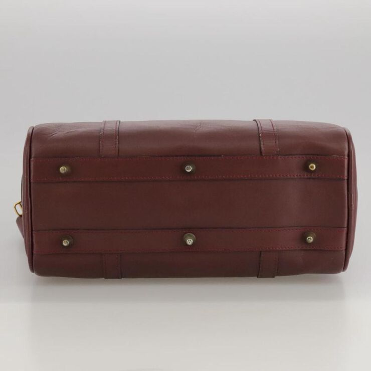 Cartier Vintage Cartier Handbag Burgundy