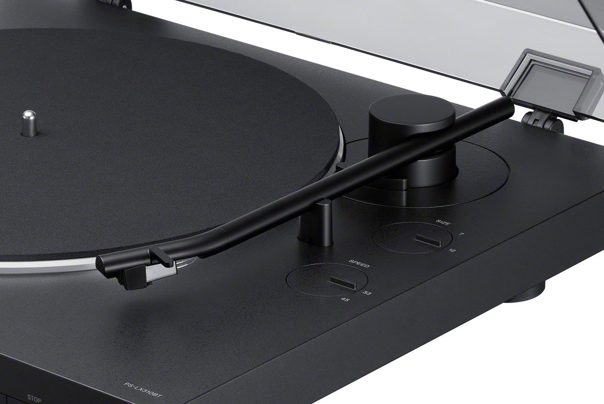 Sony Plattenspieler »PS-LX310BT« Phono Vorverstärker, Auto-Play Funktion, Aluminium Plattenteller
