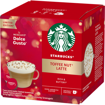 Starbucks Toffee Nut Latte Limited Edition 12 Stuks