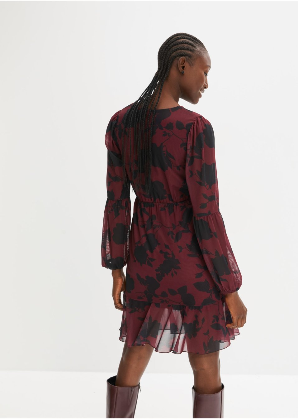 Robe en jersey mesh