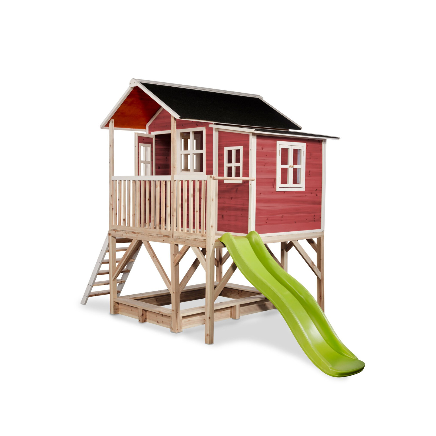 EXIT Loft 550 houten speelhuis - rood
