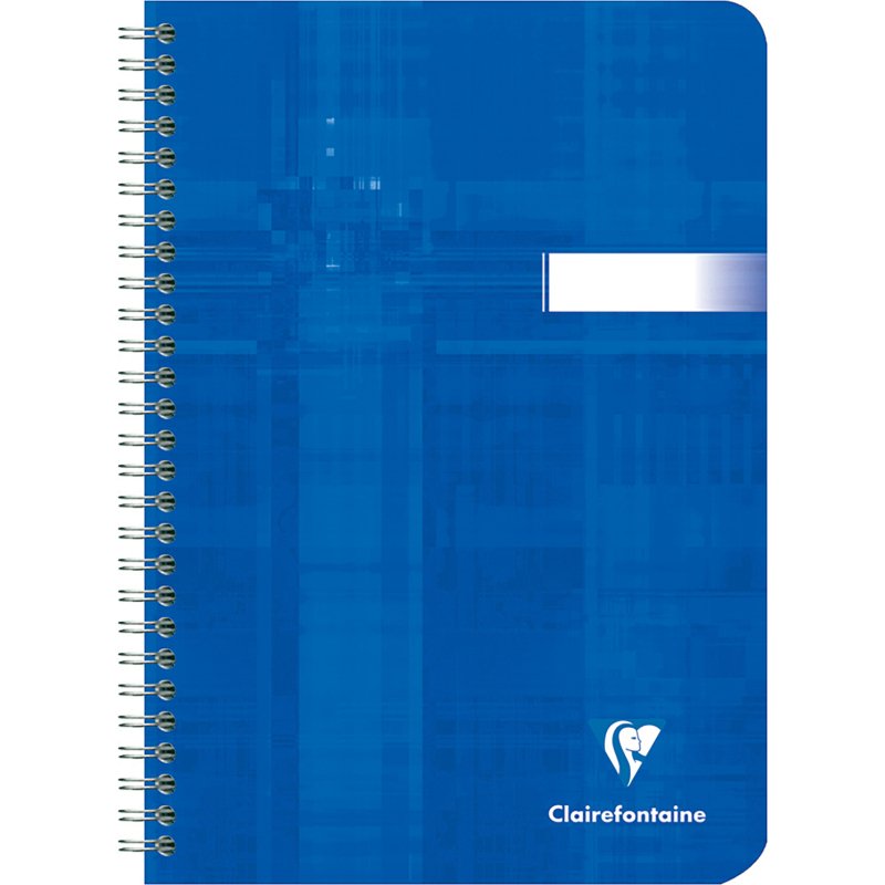 Cahier spirale Clairefontaine Metric A5 14,8 x 21 cm petits carreaux 100 pages
