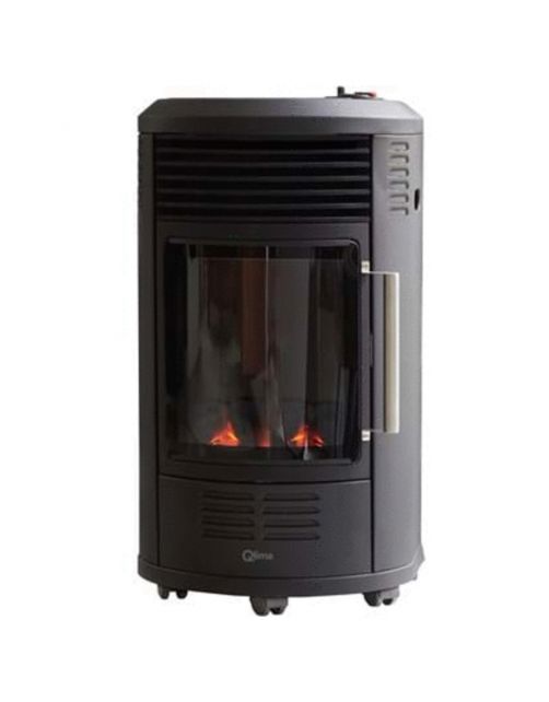 Qlima Gaskachel Gh8034 - Verwarming - 44x42x72 cm 15 kg Zwart 3.4 kWatt