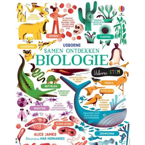 Uitgeverij usborne samen ontdekken - biologie