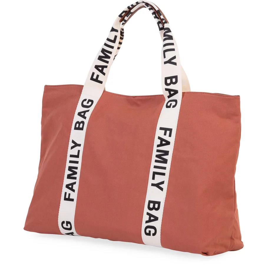 CHILDHOME Family Bag Signatur Canvas terracotta