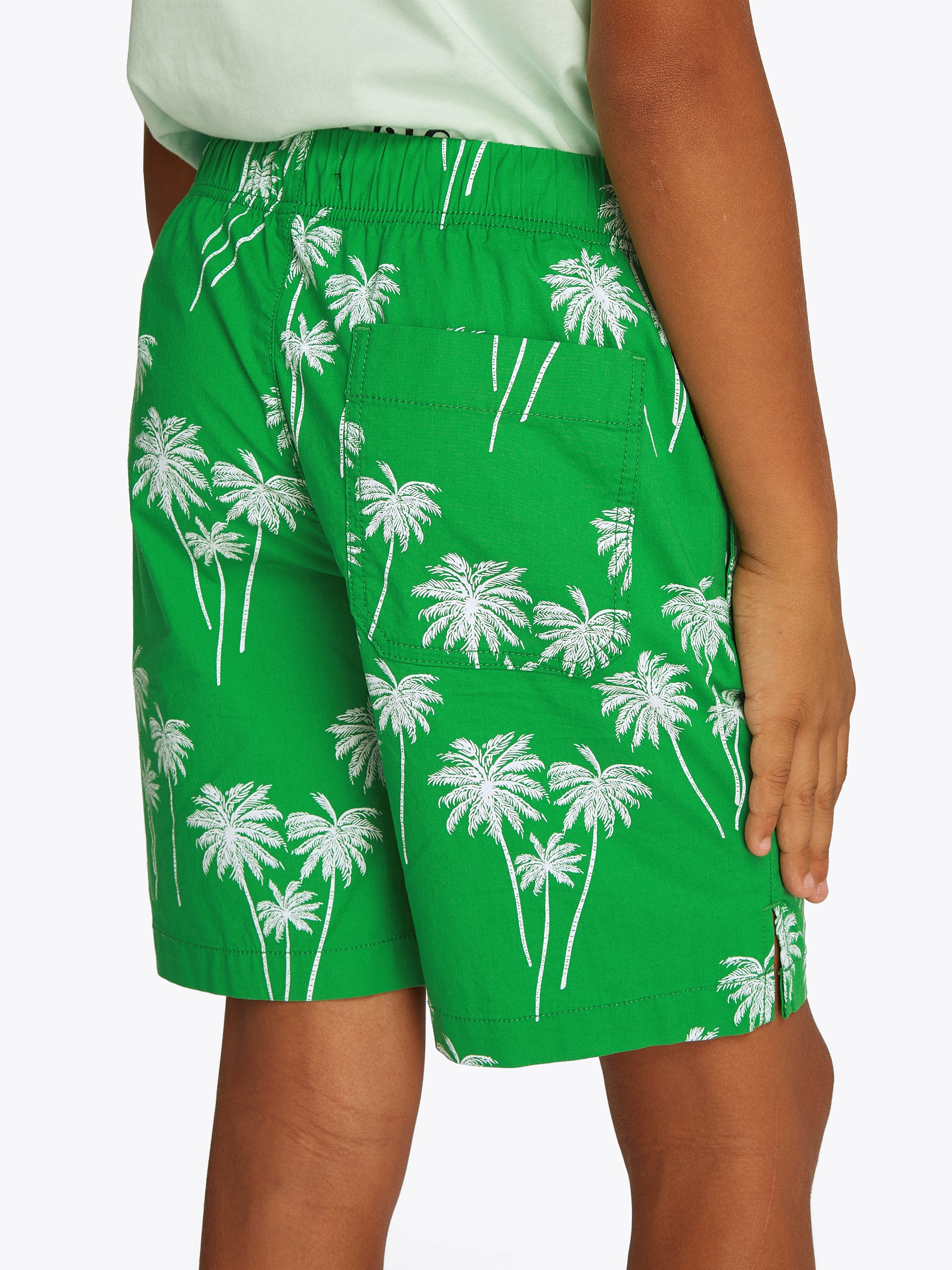 Tommy Hilfiger Shorts »STRETCH POPLIN PRINTED SHORT«  mit Palmenprint