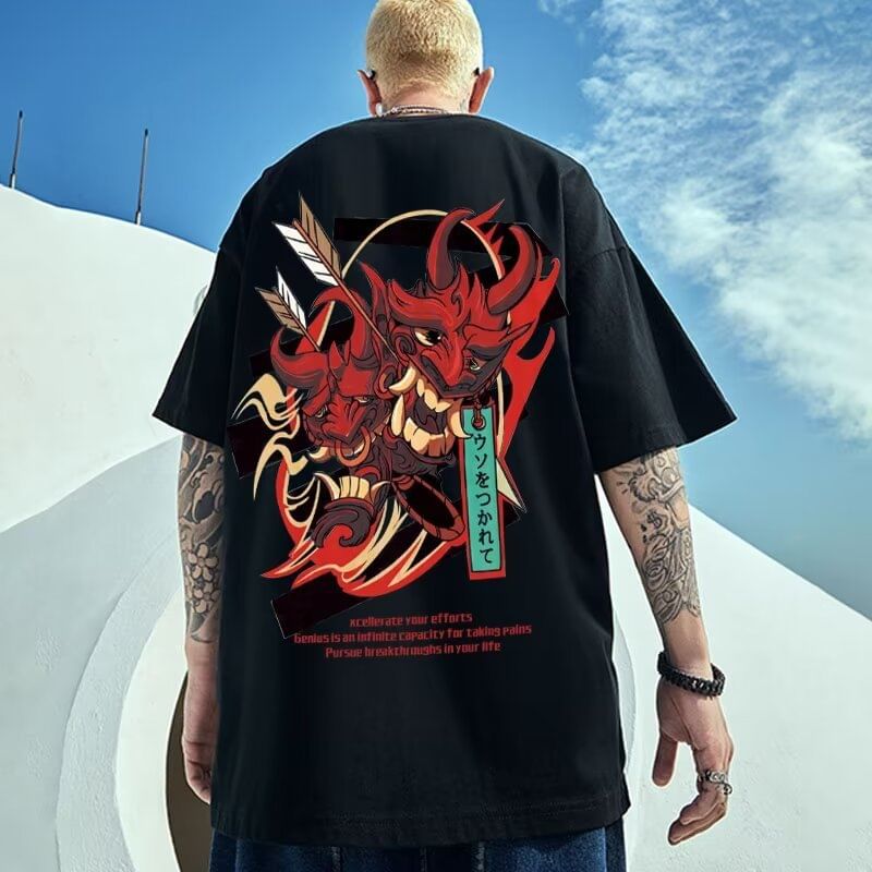 Cowpow - T-shirt met korte mouwen, ronde hals en patroonprint