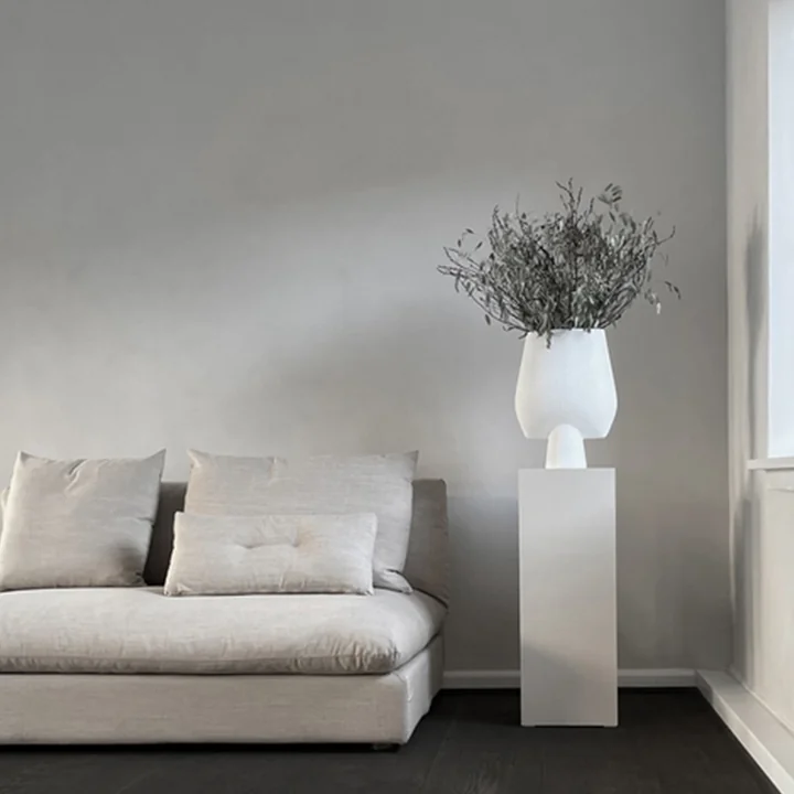 101 Copenhagen - Sphere Vase Square large, Bubble White