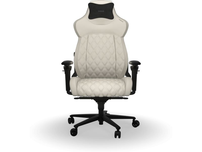 Corsair Gaming-Stuhl TC500 Luxe Frost Ergonomischer Racing-Gaming-Stuhl mit einer Belastbarkeit von bis zu 120 kg