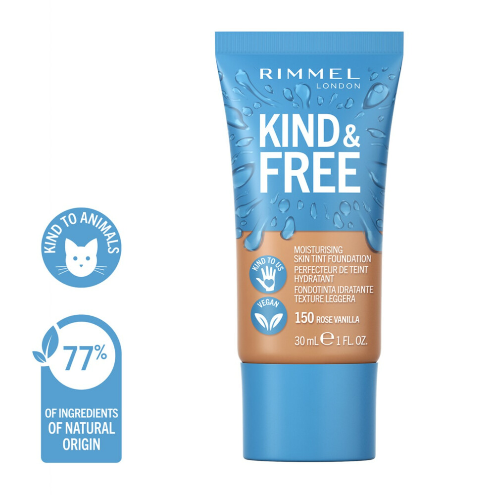 Rimmel KIND & FREE Vegan Foundation 150 Rose Vanilla30 ml